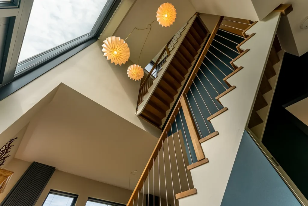 Trappenhuis als centrale spil van de woning