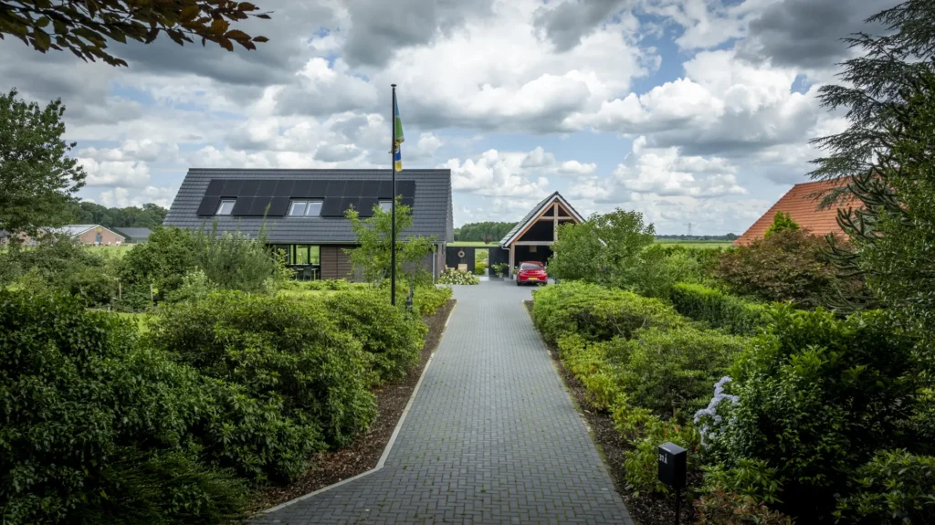 erftransformatie met moderne schuurwoning in Olst