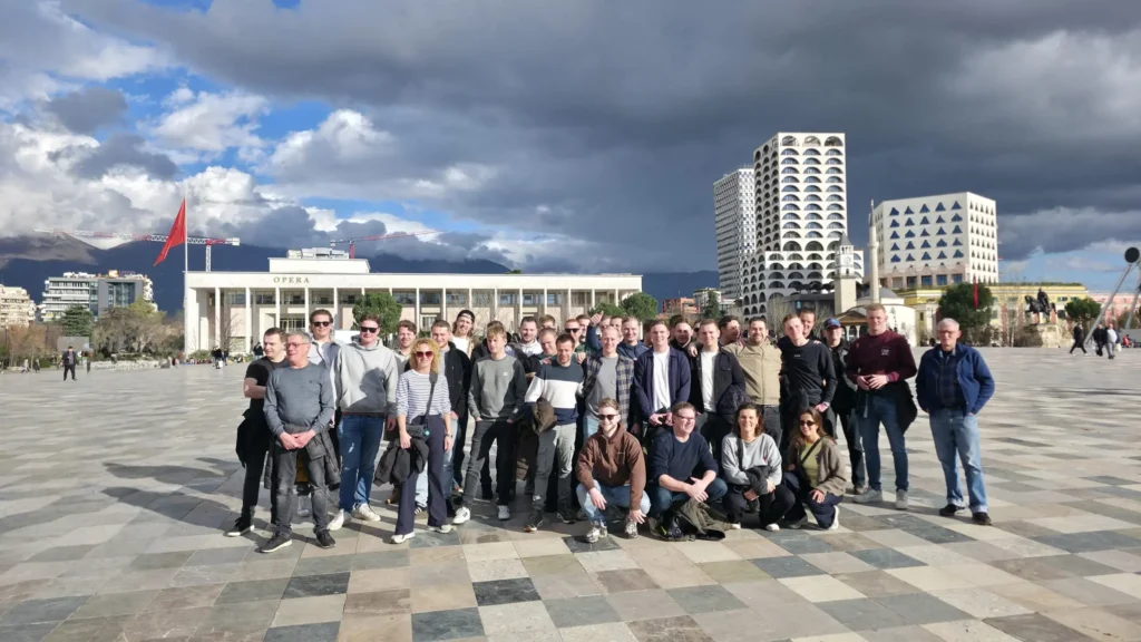 Groepsfoto Tirana 2026