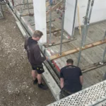 Personeel op de bouw